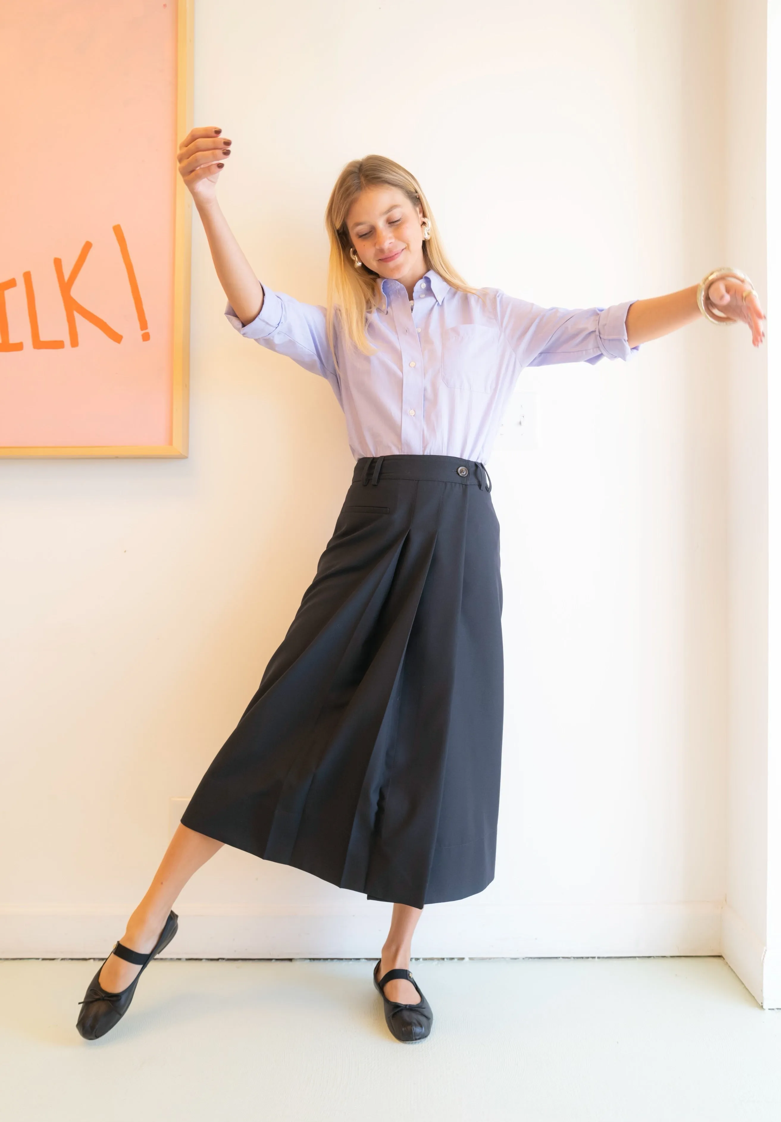 Varna Skirt in Navy