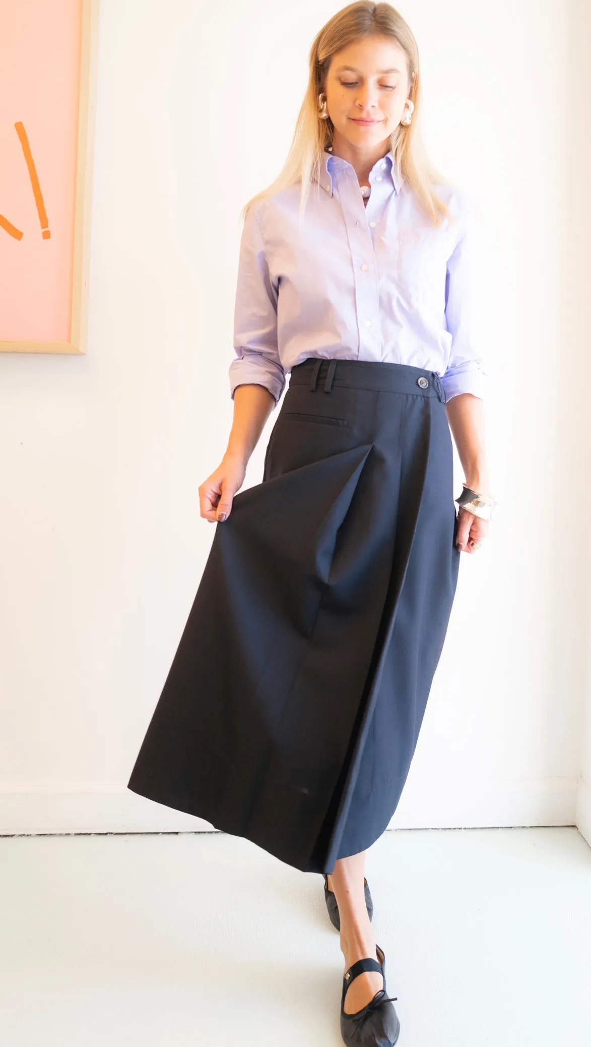 Varna Skirt in Navy