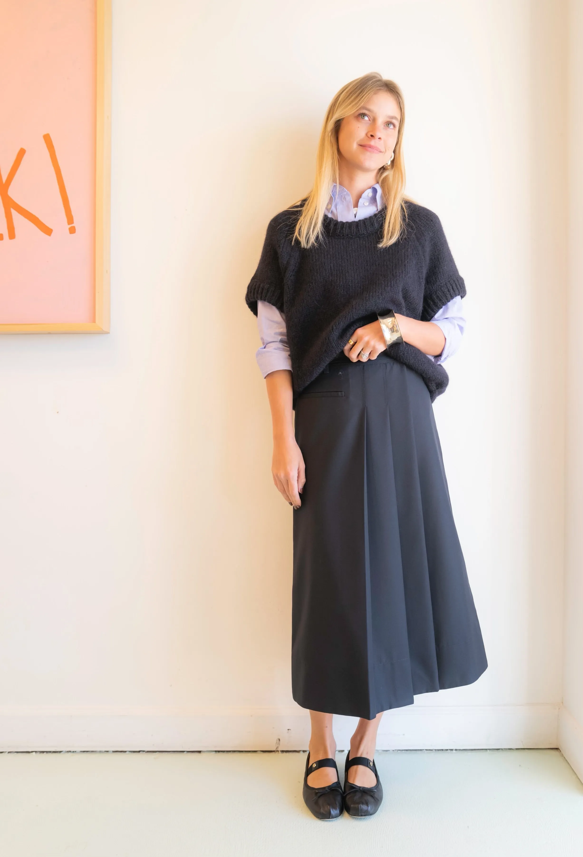 Varna Skirt in Navy