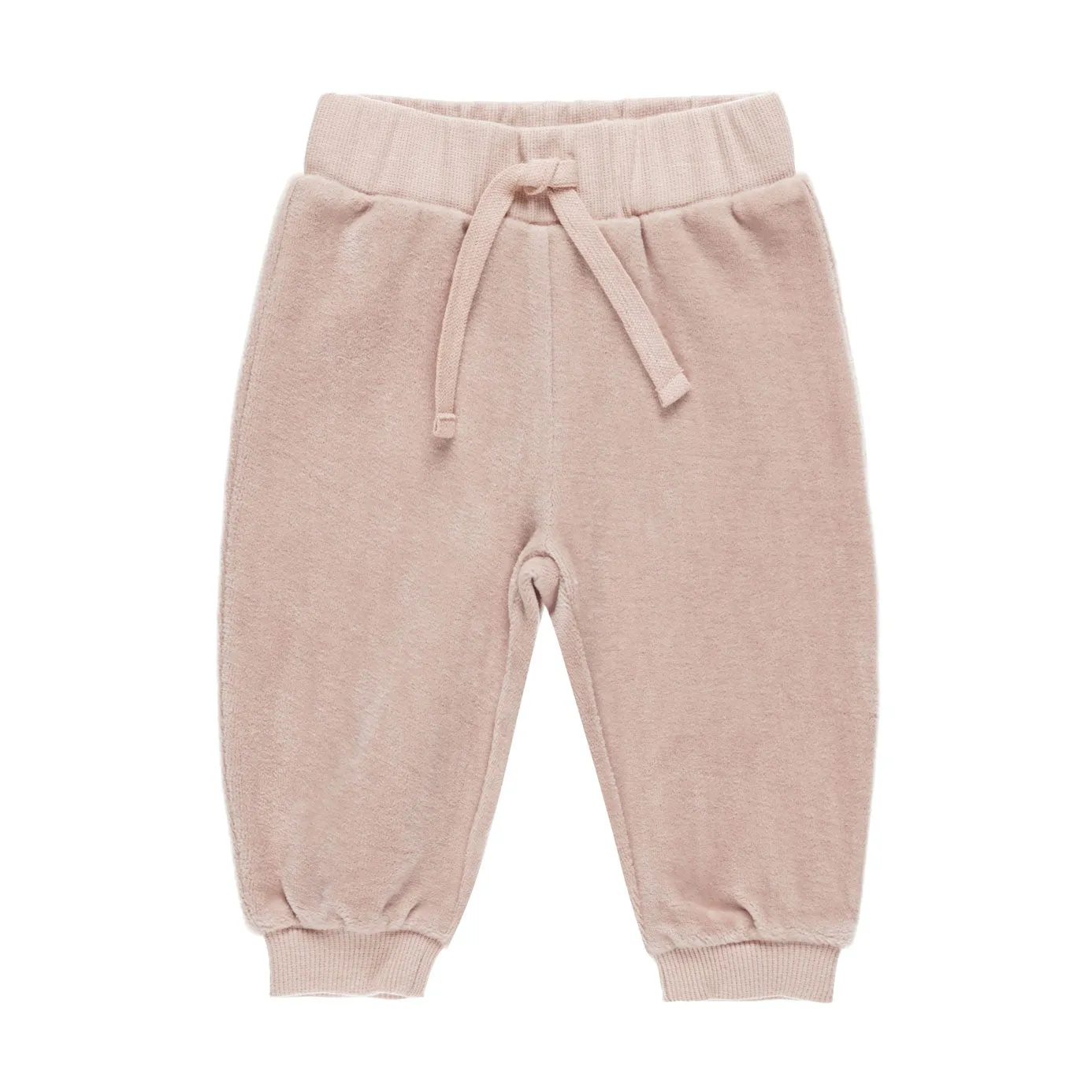 Velour Relaxed Sweatpant - Blush - FINAL SALE