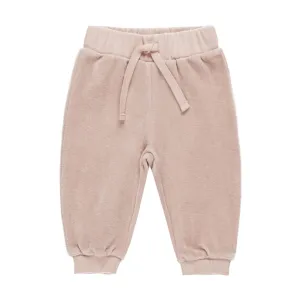 Velour Relaxed Sweatpant - Blush - FINAL SALE