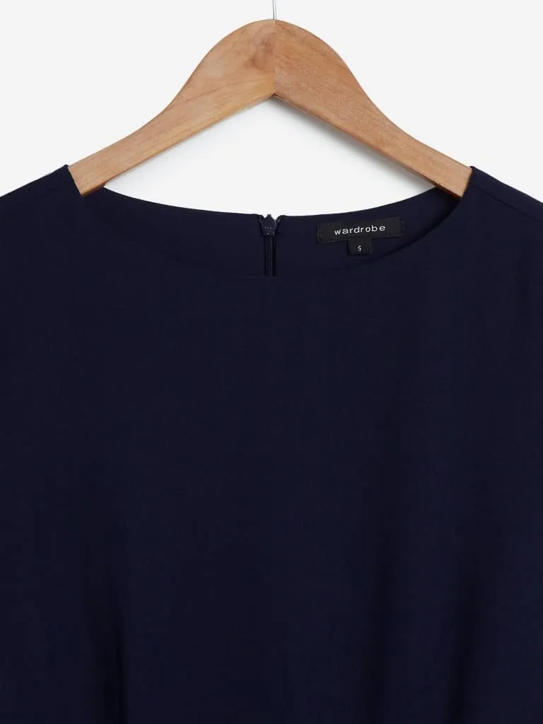 Wardrobe Navy Dress with Belt