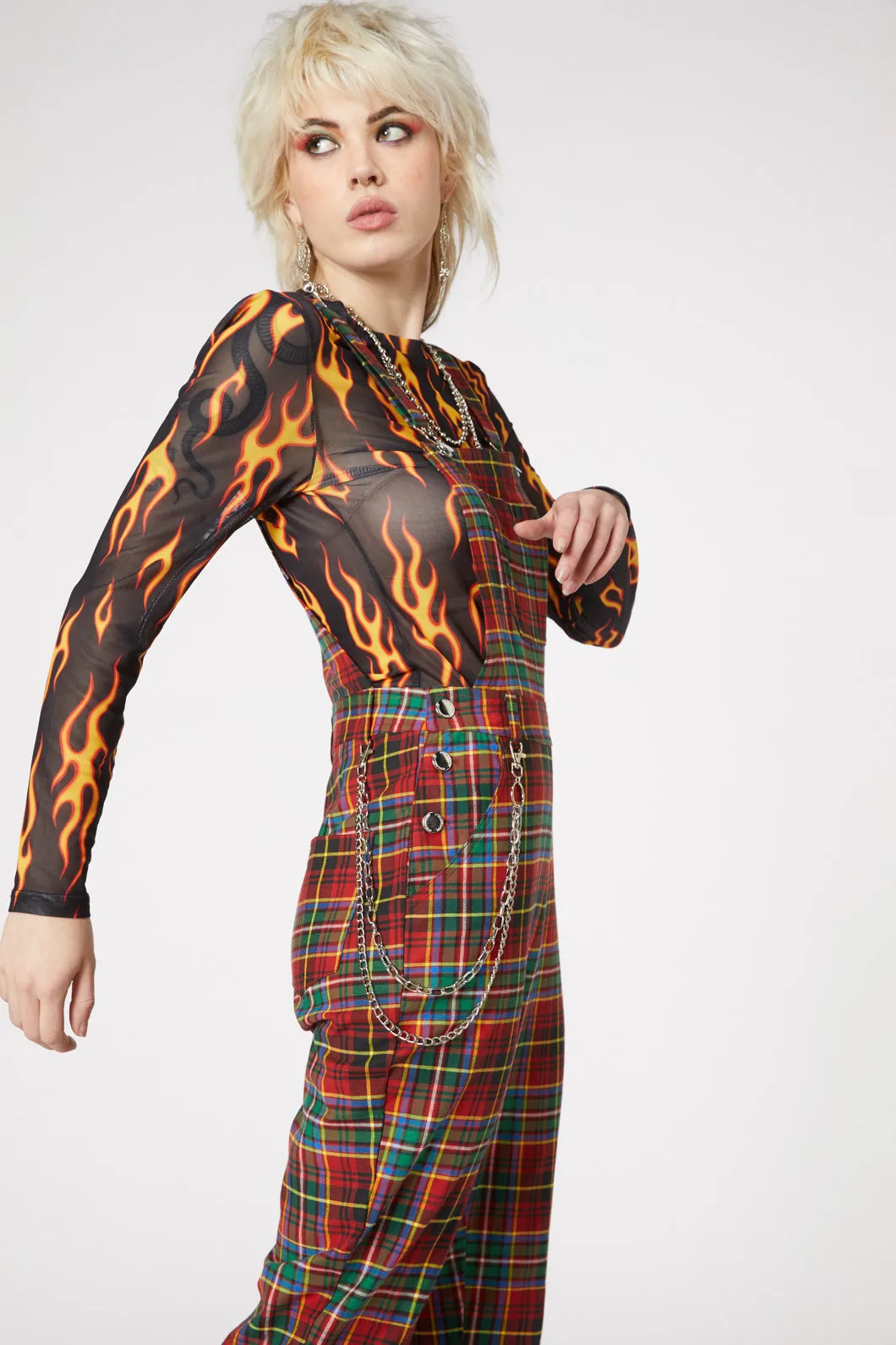 Wichita Tartan Long Overall