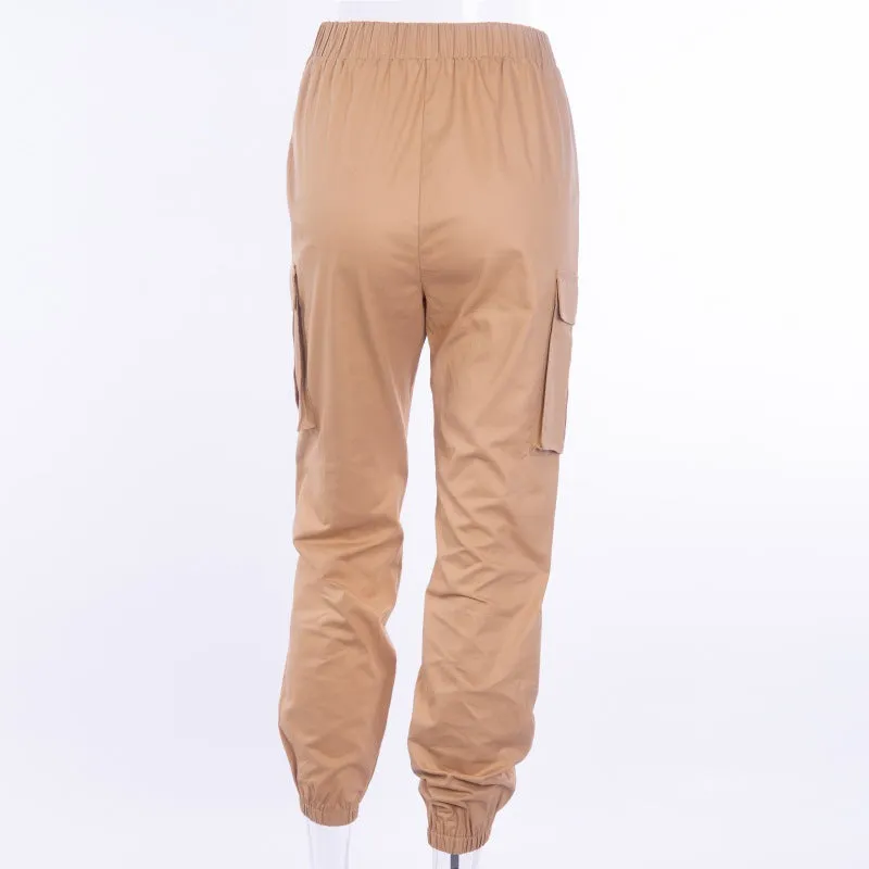 Women's Spring Casual Cargo Pants With Big Pockets
