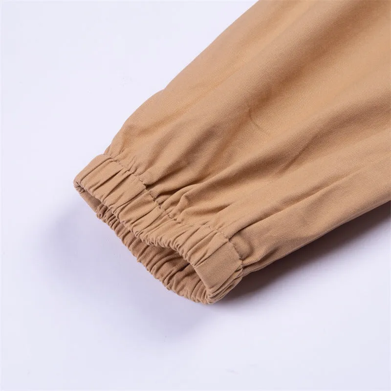 Women's Spring Casual Cargo Pants With Big Pockets