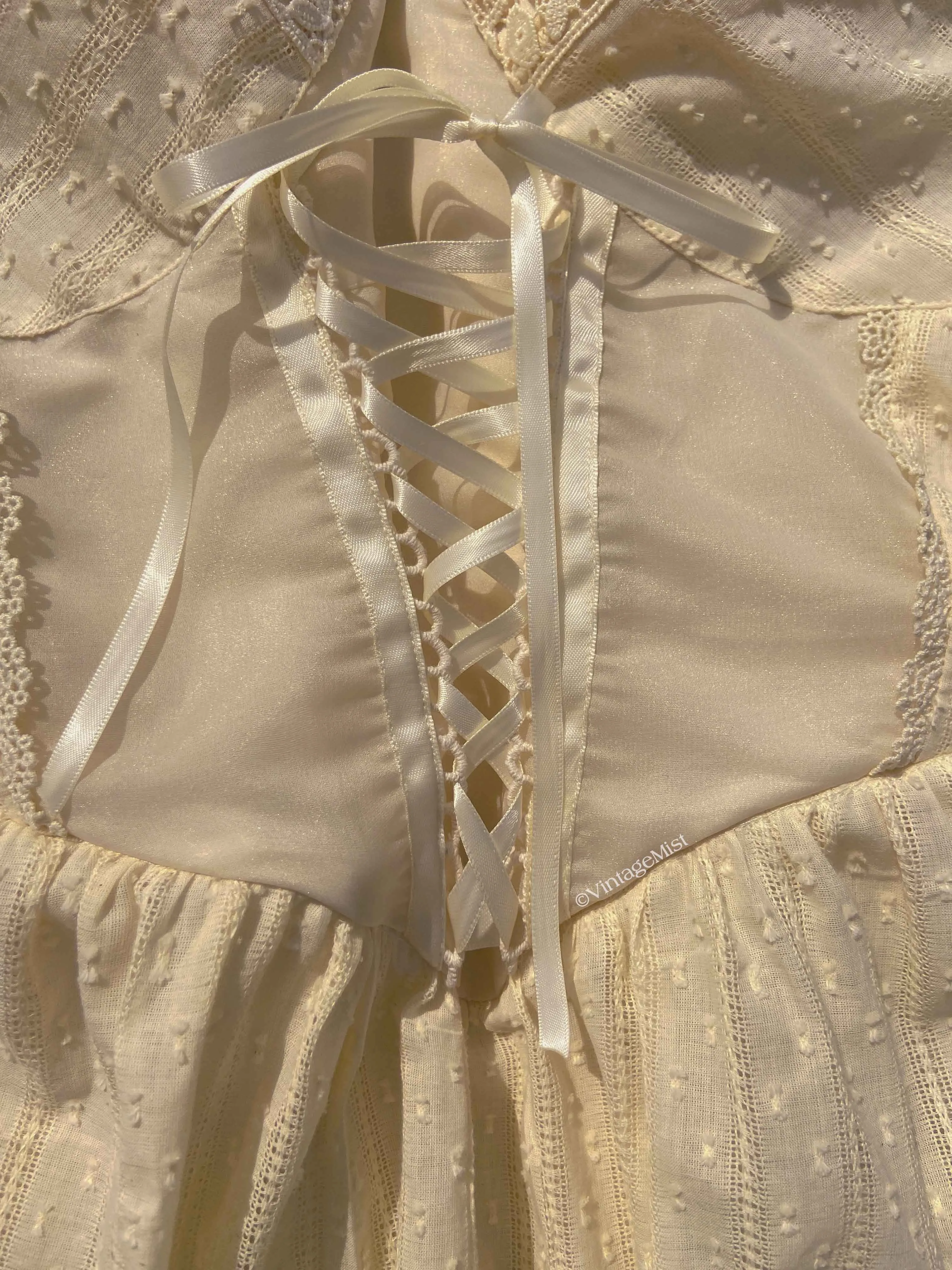 Women's Vintage Lace Strap Dress