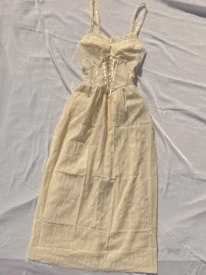 Women's Vintage Lace Strap Dress
